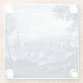 Pastoral Toile - Brücke Glasuntersetzer (Rückseite)