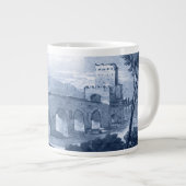 Pastoral Toile - Brücke Jumbo-Tasse (Vorderseite Rechts)