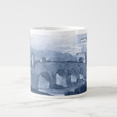 Pastoral Toile - Brücke Jumbo-Tasse (Vorderseite)