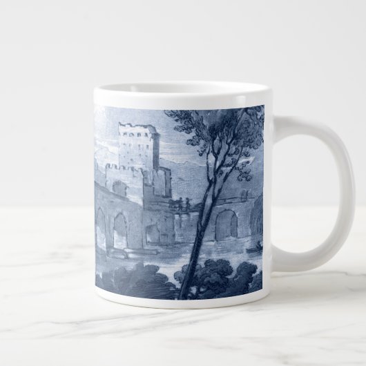 Pastoral Toile - Brücke Jumbo-Tasse (Rechts)