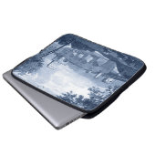 Pastoral Toile - Brücke Laptopschutzhülle (Vorne Knopf)