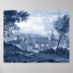 Pastoral Toile - Brücke Poster