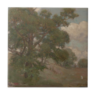Pastorale Landschaft Louis Loeb (amerikanisch, 186 Fliese