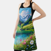 Pastorale Palette - Landschaftlicher See Schürze (InSitu)