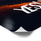 Pastorale Sunset Mountain Landschaft Poster (Ecke)