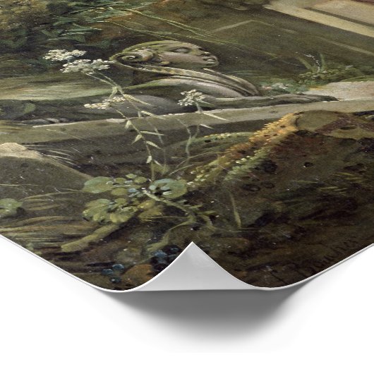 Pastorale Szene, oder Young Shepherd in einer Land Poster (Ecke)