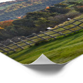 Pastorale Vermont im Herbst Poster (Ecke)