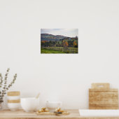 Pastorale Vermont im Herbst Poster (Küche)