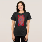 Pastoralkunst Tri-Blend Shirt (Vorderseite voll)