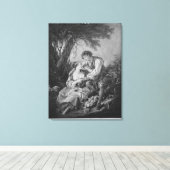 Pastoralszene Leinwanddruck (Insitu (Holzboden))