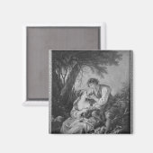 Pastoralszene Magnet (Vorderseite/Rückseite)