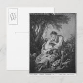 Pastoralszene Postkarte (Vorne/Hinten)