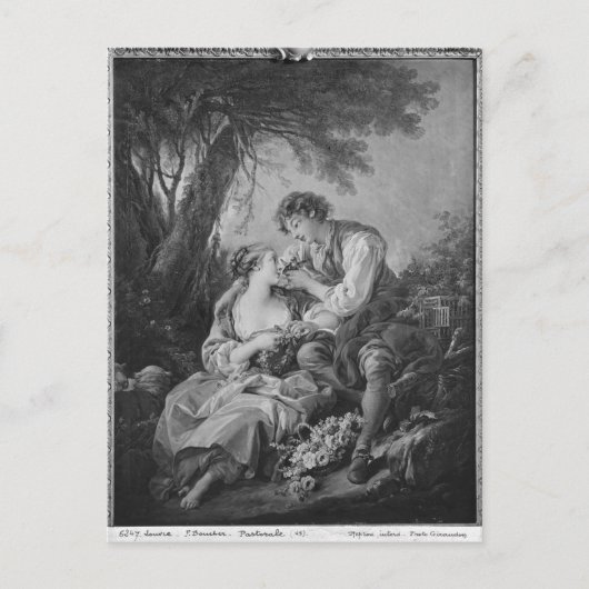 Pastoralszene Postkarte (Vorderseite)