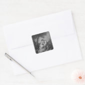 Pastoralszene Quadratischer Aufkleber (Umschlag)