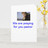 Pastoranerkennungs-Grußkarte Karte (Gelbe Blume)