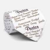 Pastorattribute Krawatte (Gerollt)