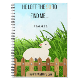 Pastoren-Tagesheft, Schafheft, Psalmen23 Notizblock