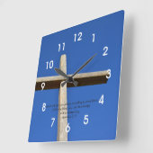 Pastorenwertschätzung Quadratische Wanduhr (Winkel)