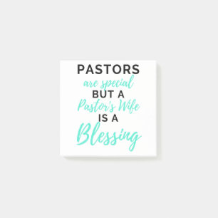 Pastors Are Special But A Pastor’s Wife bl Post-it Klebezettel