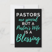 Pastors Are Special But A Pastor’s Wife Dankeskarte (Vorderseite)