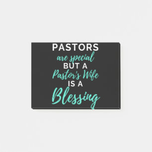 Pastors Are Special But A Pastor’s Wife Post-it Klebezettel