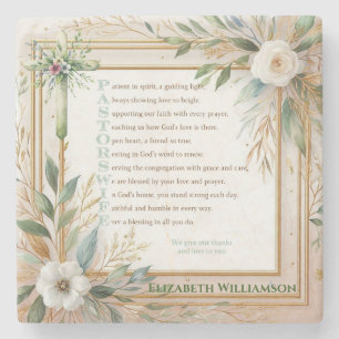 ✝️ Pastor's Ehefrau Ehefrauen Wertschätzung Gesche Steinuntersetzer