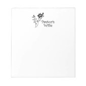 Pastors Ehefrau Elegante Notizblock (Vorderseite)
