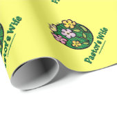 Pastors-Ehefrau Geschenkpapier (Rolleneckpunkt)