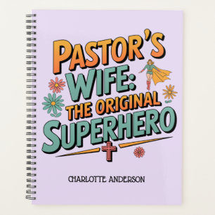 ✝️ Pastor's Ehefrau Planner Aufwertung Tag Superhe Planer