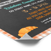 Pastrie mit Elternereignisvorlage Poster (Ecke)