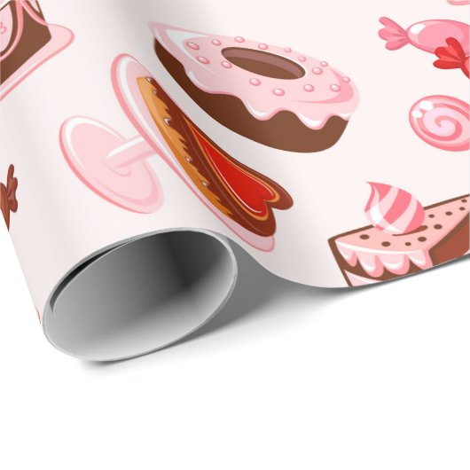 Pastries Geschenkpapier (Rolleneckpunkt)