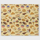 Pastries Geschenkpapier (Flach)