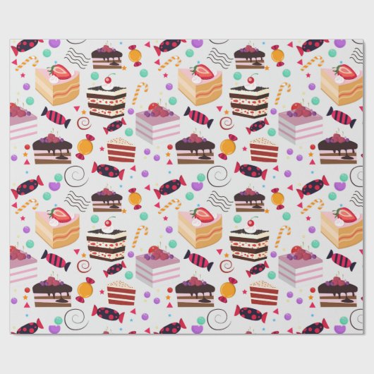 Pastries Geschenkpapier (Flach)