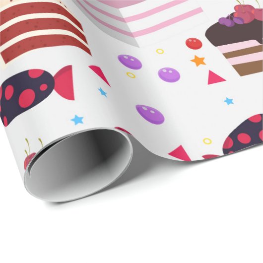 Pastries Geschenkpapier (Rolleneckpunkt)