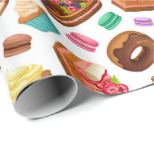 Pastries Geschenkpapier (Rolleneckpunkt)
