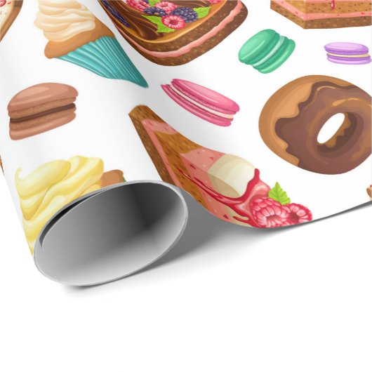 Pastries Geschenkpapier (Rolleneckpunkt)