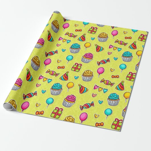 Pastries Geschenkpapier (Ungerollt)
