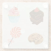 Pastries Glass Untersetzer (Rückseite)