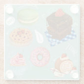 Pastries Glass Untersetzer (Rückseite)