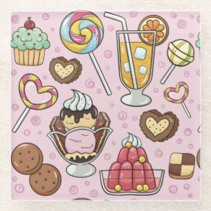 Pastries Glasuntersetzer