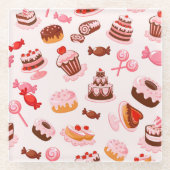 Pastries Glasuntersetzer (Vorderseite)