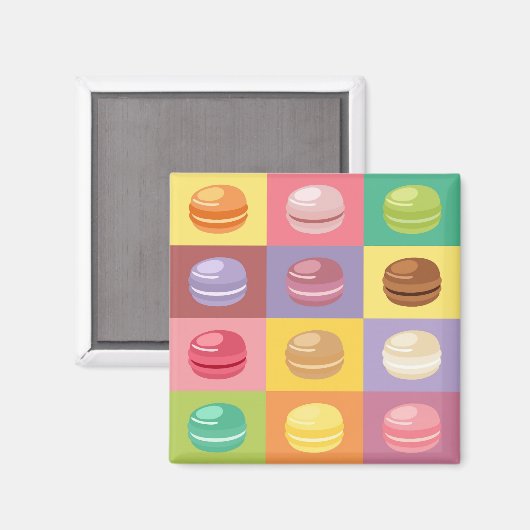 Pastries Magnet (Vorderseite/Rückseite)