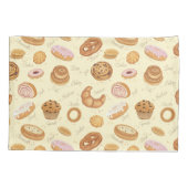 Pastries Muster Kissenbezug (Rückseite-Links)