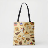 Pastries Muster Tasche (Vorderseite)