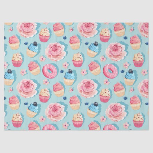 Pastries tissue paper seidenpapier (Vorderseite)
