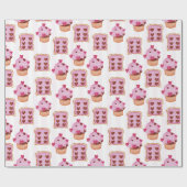 Pastries Wrapping Paper Geschenkpapier (Flach)