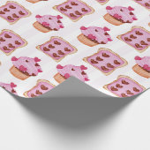 Pastries Wrapping Paper Geschenkpapier (Ecke)