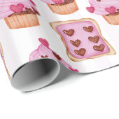 Pastries Wrapping Paper Geschenkpapier (Rolleneckpunkt)