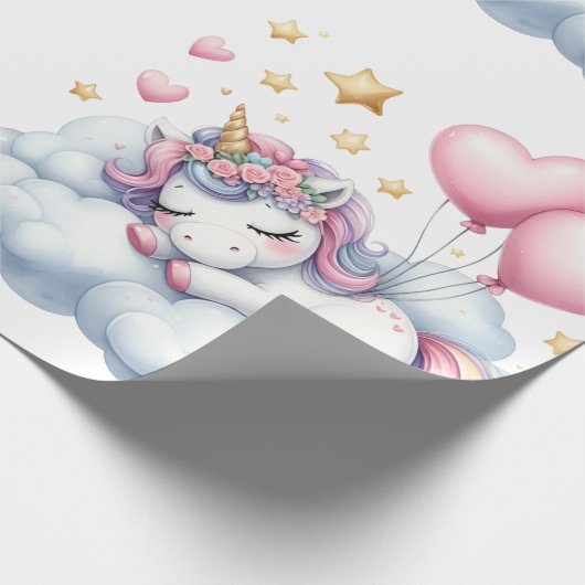 Pastrl Unicorn Geschenkpapier (Ecke)