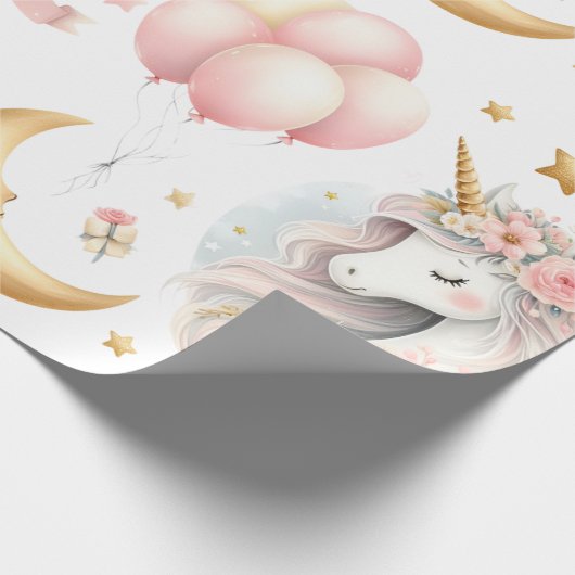 Pastrl Unicorn Geschenkpapier (Ecke)